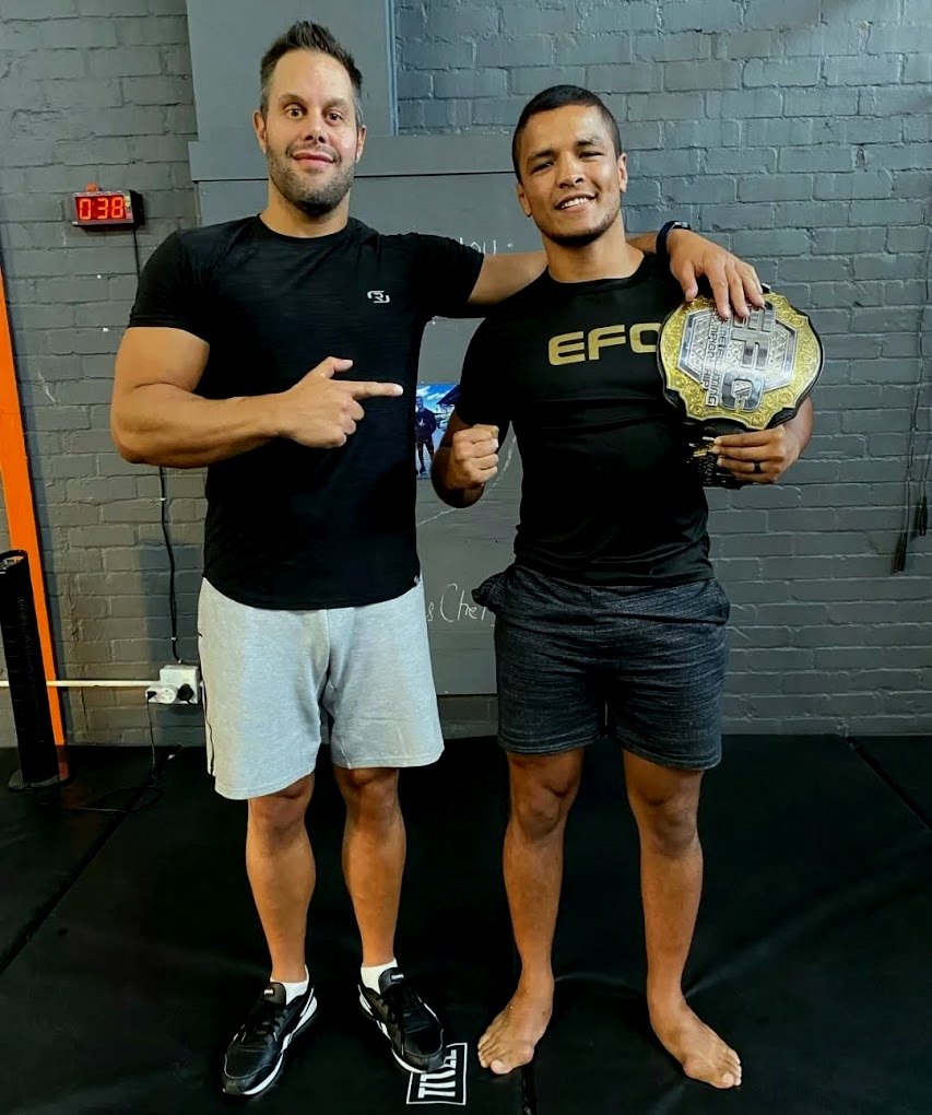 Client Luke Michael EFC MMA Champion